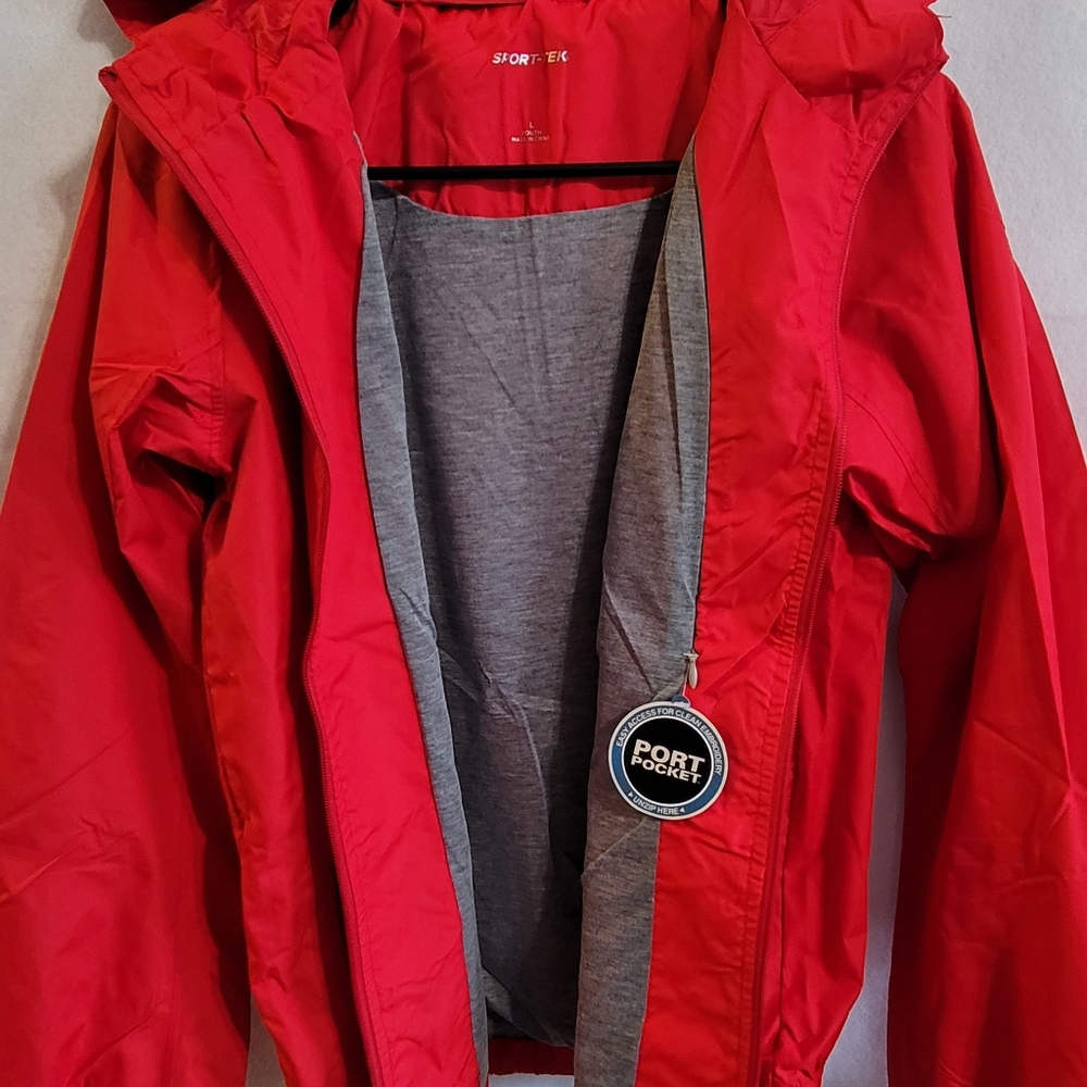 YOUTH Track Suit Set Sport-Tek Red Large youth Athletic wear.